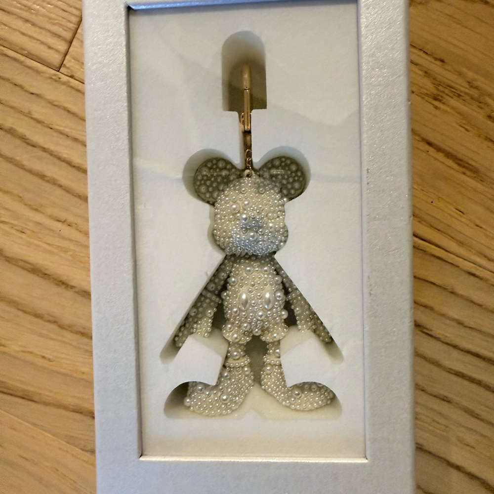 Baublebar x Disney Mickey Mouse Pearl Embellished Keychain bag